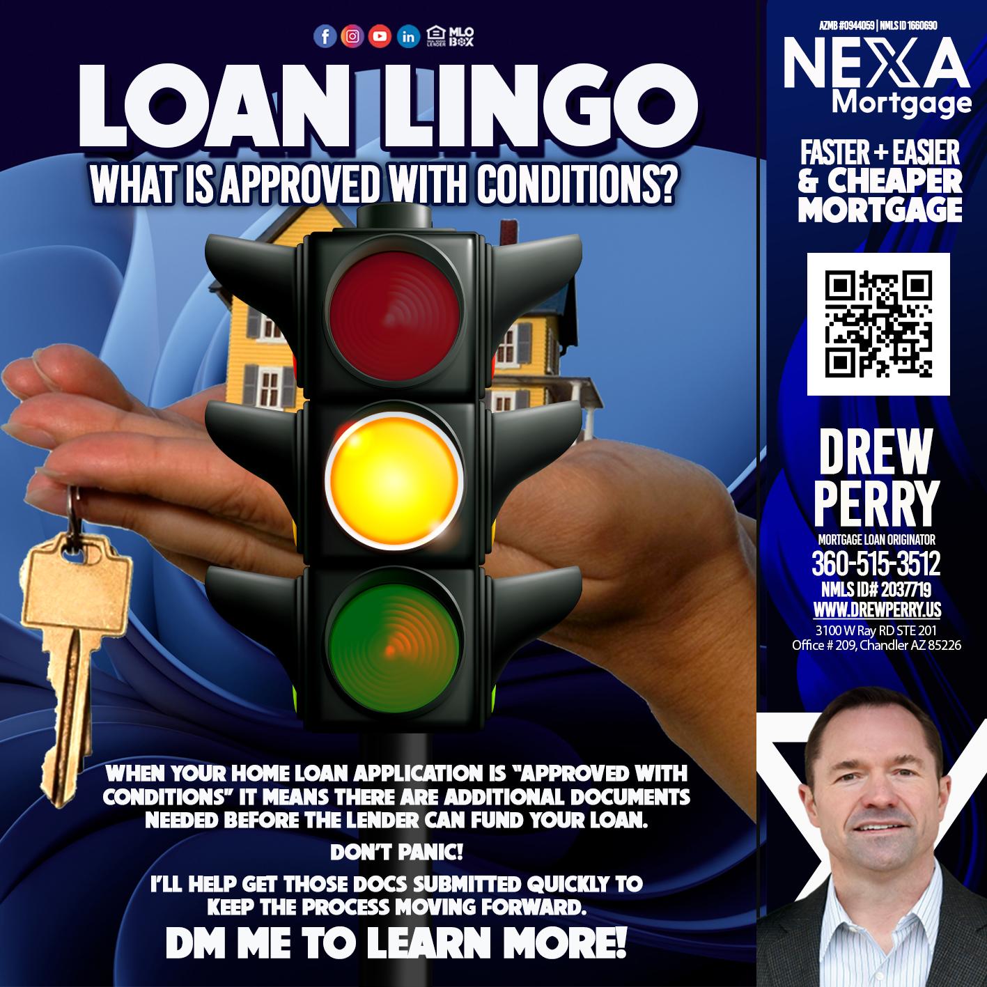 LOAN LINGO - Drew Perry -Mortgage Loan Officer, MBA